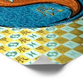 Poster Poissons & Dragon de Bois (Coin)