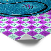 Poster Poissons et bateau (Coin)