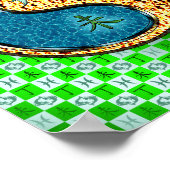 Poster Poissons et chèvre (Coin)