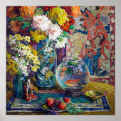 Poster Poissons, Fruits et Fleurs | Kathryn E. Cherry (Devant)