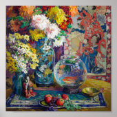 Poster Poissons, fruits et fleurs | Kathryn E. Cherry (Devant)