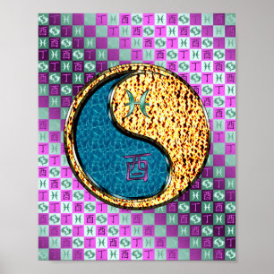 Poster Poissons & Incendie