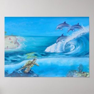 Poster Poissons tropicaux
