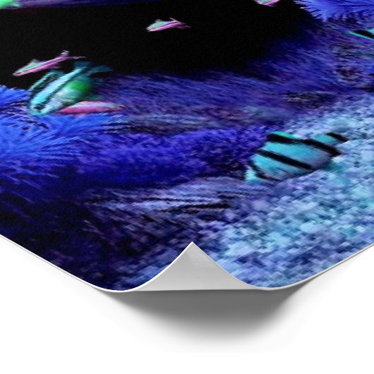 Poster Poissons tropicaux (Coin)