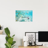 Poster Poissons tropicaux (Bureau à domicile)