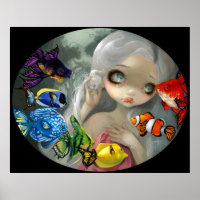 Poissons Volants : Arc-en-Ciel ART IMPRIMER rococo