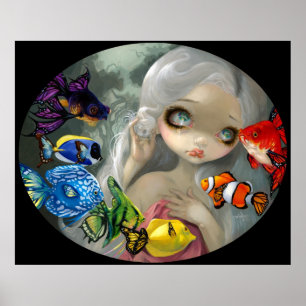 Poster Poissons Volants : bruit de rococos d'IMPRESSION