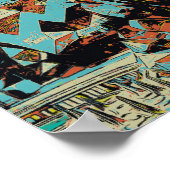 Poster Poitiers France vue sur le futuroscope (Coin)