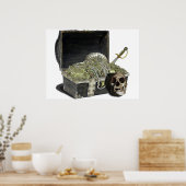 Poster Poitrine au trésor pirate 1 (Cuisine)