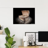 Poster Poitrine au trésor vide (Bureau à domicile)