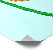 Poster Poitrine de Gerbera peinte (Coin)