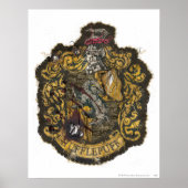 Poster Poitrine de Hufflepuff - Détruite (Devant)