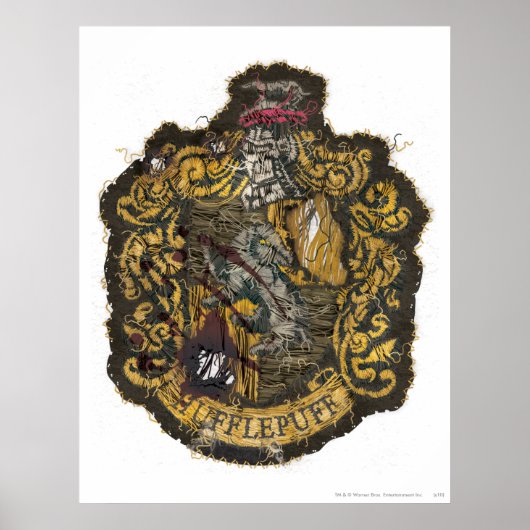 Poster Poitrine de Hufflepuff - Détruite (Devant)