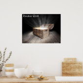 Poster Poitrine de trésor (Cuisine)