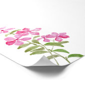 Poster poitrine rose aquarelle (Coin)