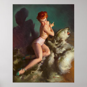 Poster Poitrine vers le haut