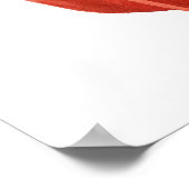 Poster Poivron rouge bio Aquarelle (Coin)