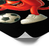 Poster Poivron Soccer (Coin)