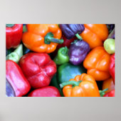 Poster Poivrons Bell mixtes (Devant)