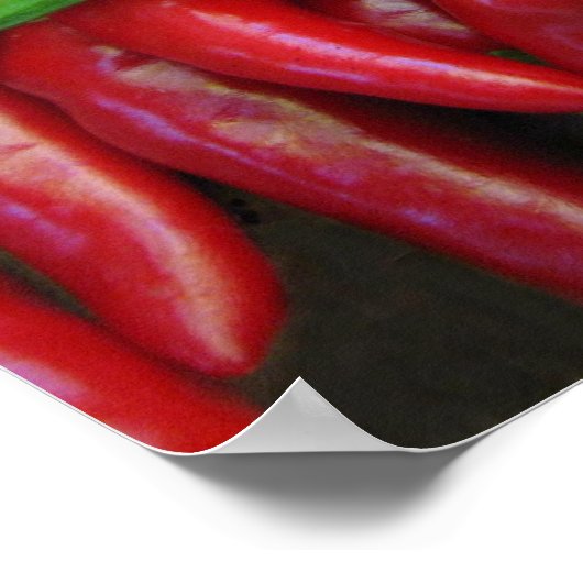 Poster Poivrons chics (Coin)