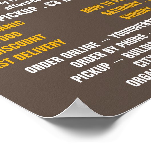 Poster Poivrons colorés, Greengrocers Publicité (Coin)