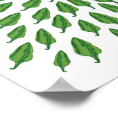 Poster Poivrons verts (Coin)