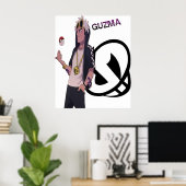 Poster Pokémon Sun Moon Guzma (Bureau à domicile)