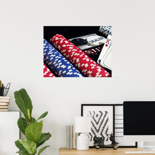 Poster Poker (Bureau à domicile)