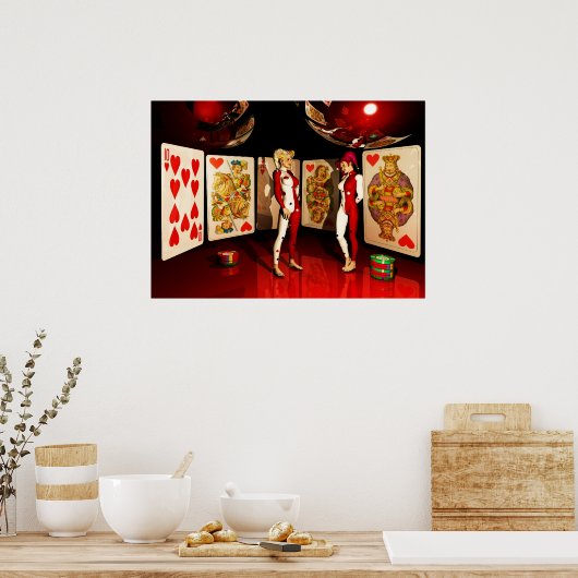 Poster Poker Art (Cuisine)