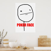 Poster Poker Face - Poker (Cuisine)