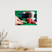 Poster Poker Player (Cuisine)