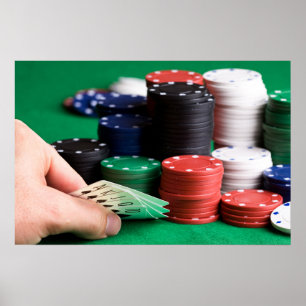 Poster Poker Player