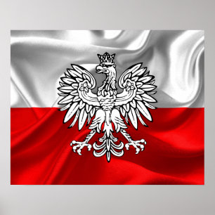 Poster Poland flag
