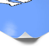 Poster Polar Bear Mom and Cub Peinture - Wildlife Art (Coin)