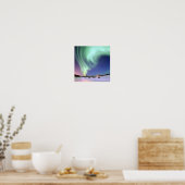 Poster Polarlicht (Cuisine)