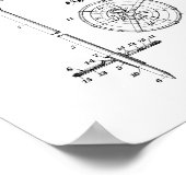 Poster Pole Ski Grip Et Brevet Anneau (Coin)