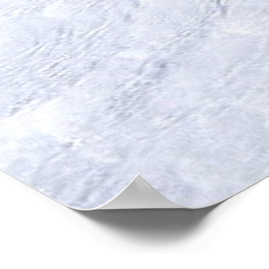 Poster Pôle Sud, Antarctique (Coin)