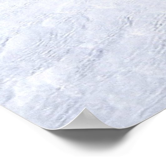 Poster Pôle Sud, Antarctique (Coin)