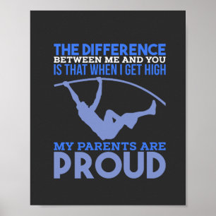 Poster Pole Vault - Mes Parents Sont Fiers