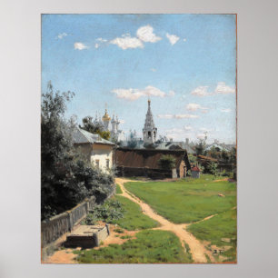 Poster Polenov - Cour de Moscou