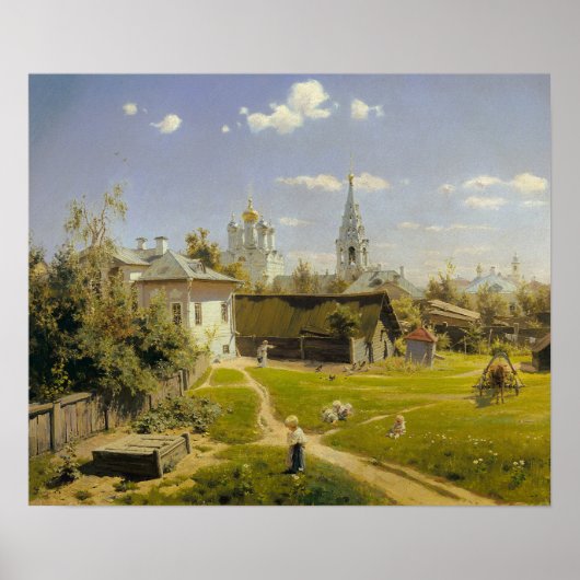 Poster Polenov - Cour de Moscou (Devant)