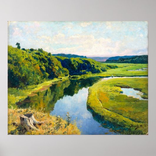 Poster Polenov - Rivière Klyazma (Devant)