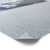 Poster Pôles de ski et de ski (Coin)