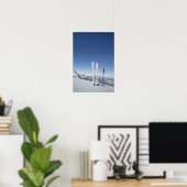Poster Pôles de ski et de ski (Bureau à domicile)