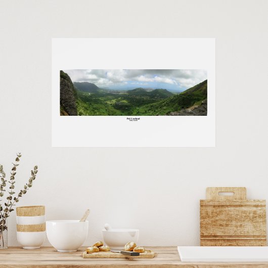 Poster Poli Lookout, Hawaii (Cuisine)