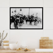 Poster Police à Pittsburgh en attente d'une grève du char (Cuisine)