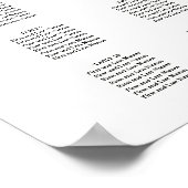 Poster Police de calligraphie moderne PixDezines, Plan d' (Coin)