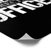 Poster Police de la ligne Silver Mince (Coin)