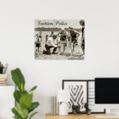 Poster Police de mode 1922 (Bureau à domicile)