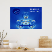 Poster Police de pensée Big Brother (Cuisine)